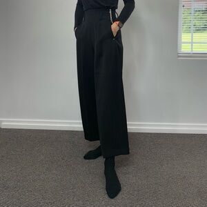 HIGH cropped wide suite pants brand new with tags 100% wool